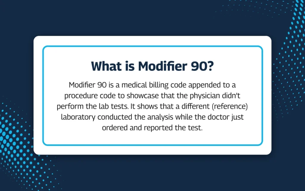 90 modifier in medical billing